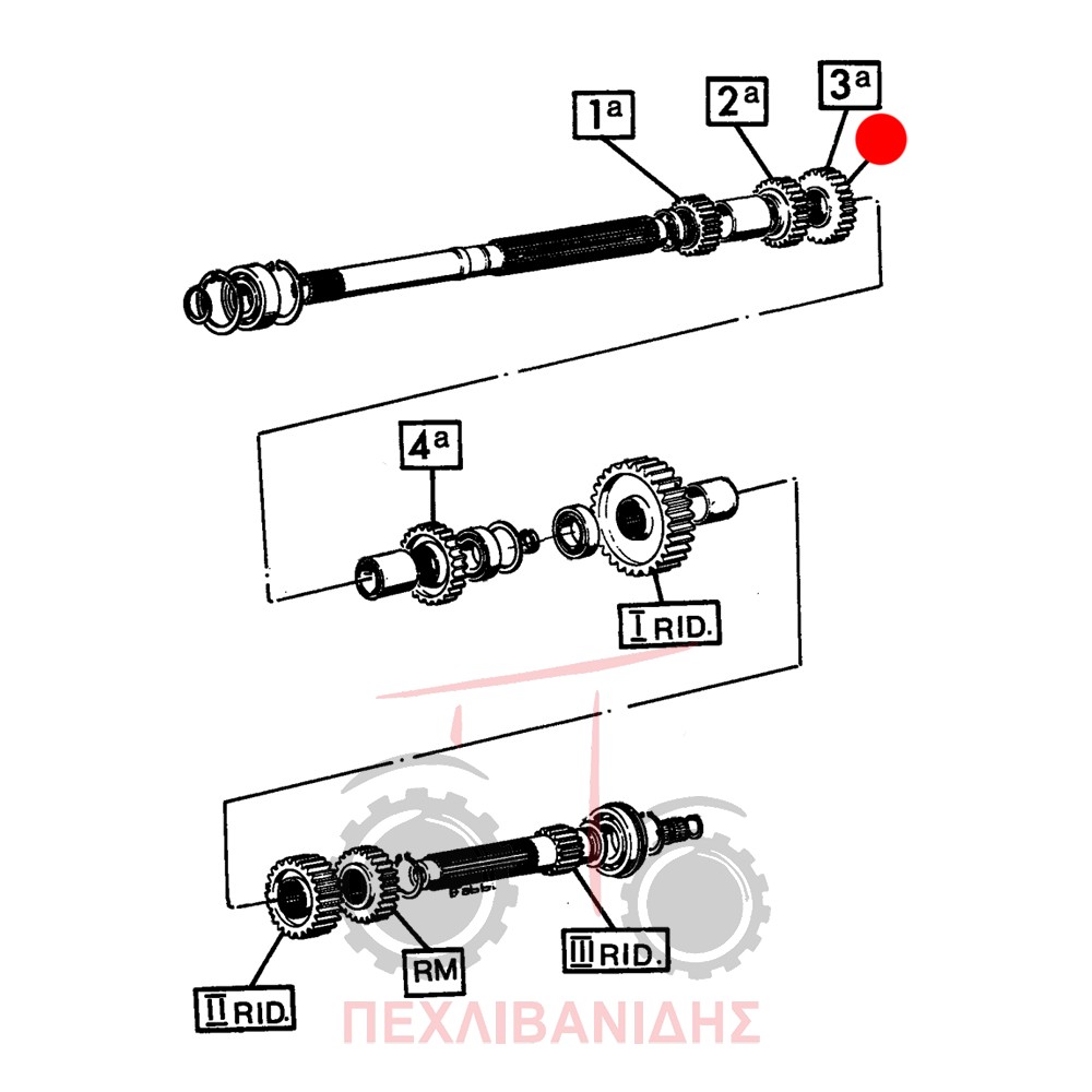 Transmission gear Landini 10000-12500-13000-14500 - Image 2