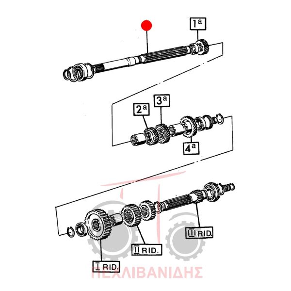 Μπριζντιρέκ κίνησης Landini 10000-12500-13000-14500