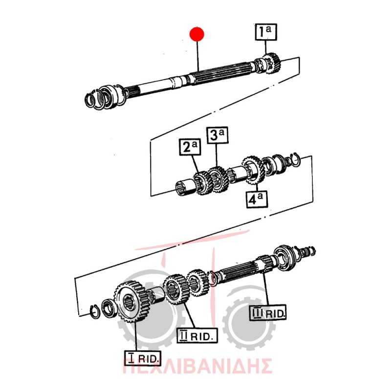 Μπριζντιρέκ κίνησης Landini 10000-12500-13000-14500 Μπριζντιρέκ κίνησης Landini 10000-12500-13000-14500