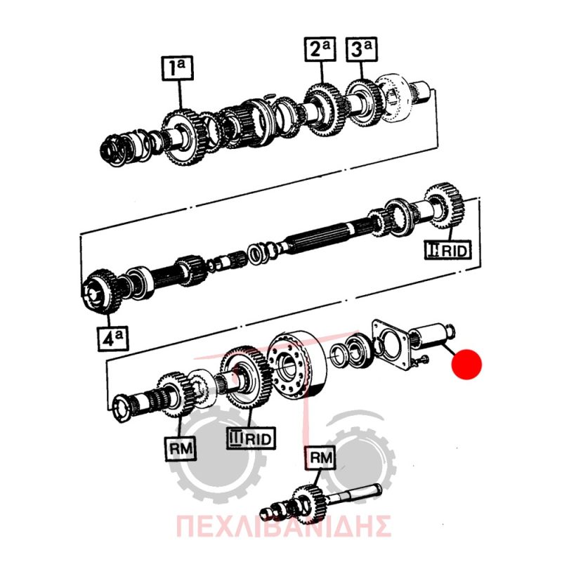Μούφα πηνίου Landini 10000-12500-13000-14500