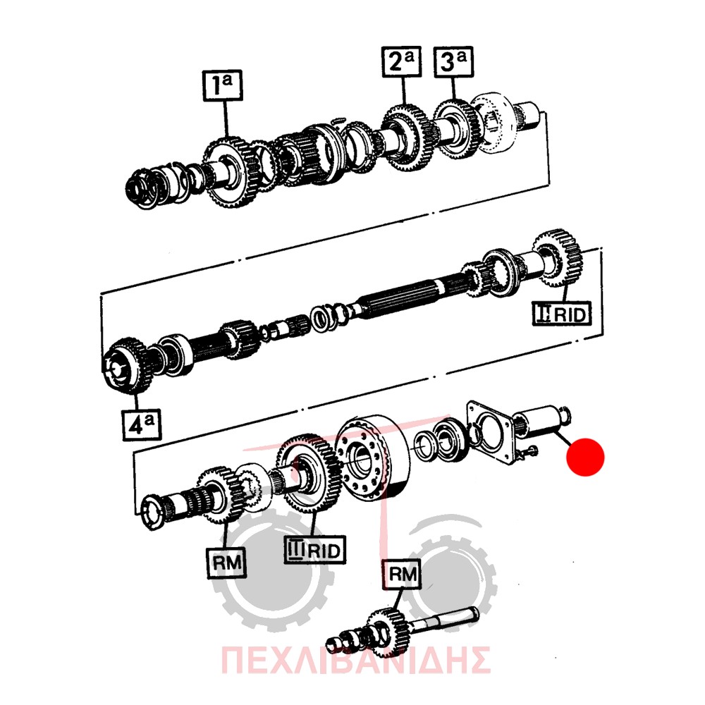 Μούφα πηνίου Landini 10000-12500-13000-14500