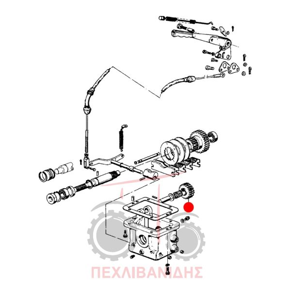Γρανάζι κίνησης Landini 5830-5840-5500-Frutteti
