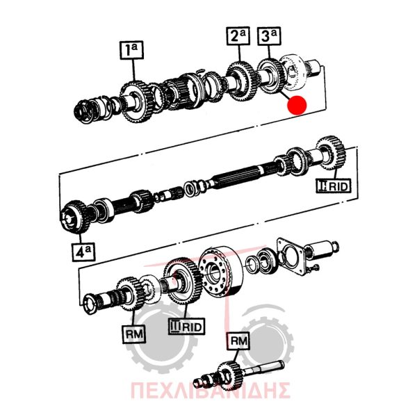 Γρανάζι σασμάν Landini 10000-12500-13000-14500