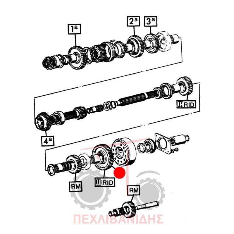 Γρανάζι σασμάν Landini 10000-12500-13000-14500