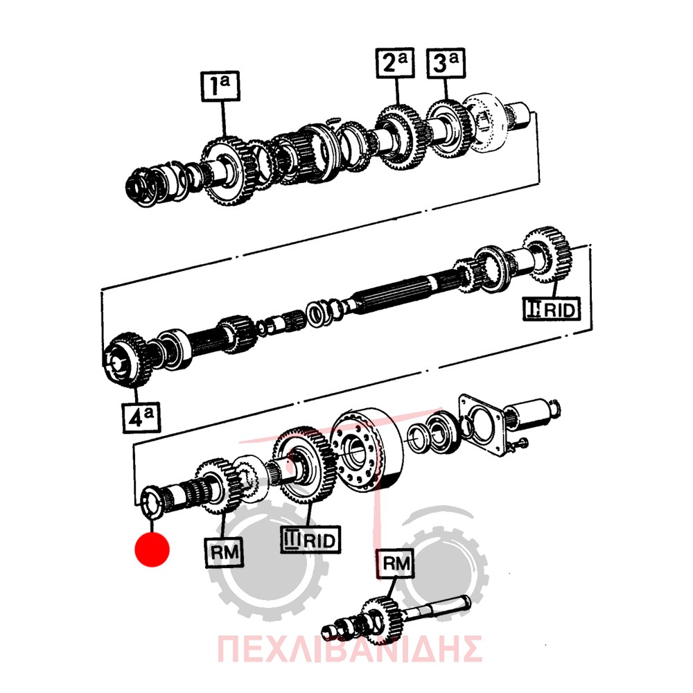 Ροδέλα σασμάν Landini 10000-12500-13000-14500