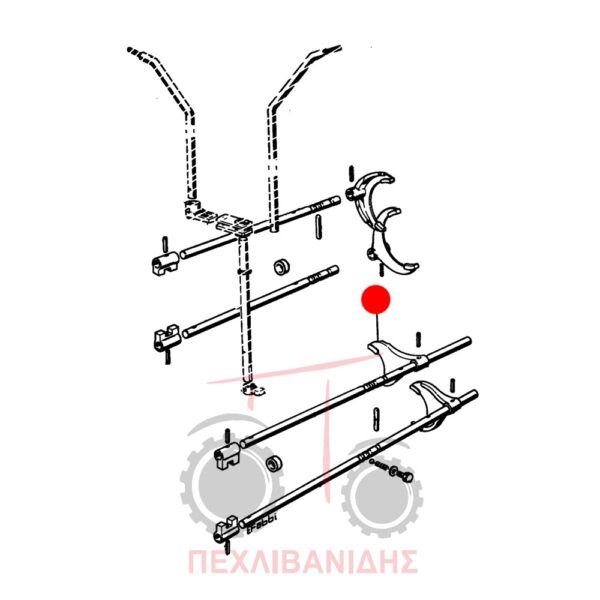 Φουρκέτα ταχυτήτων Landini 10000-12500-13000-14500