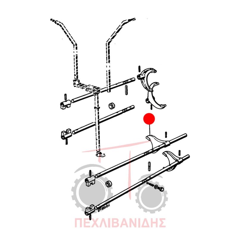 Φουρκέτα ταχυτήτων Landini 10000-12500-13000-14500
