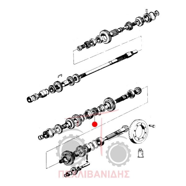 Βάση συγχρονιζέ Landini 5830-8550-Frutteti