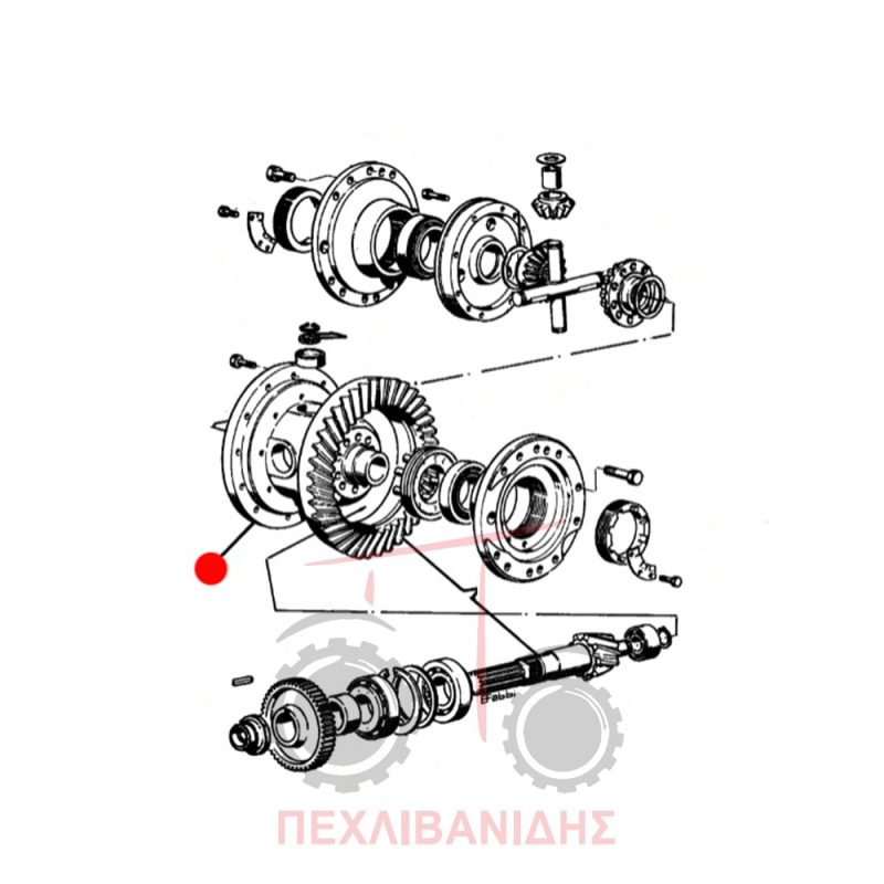 Κουτί κορώνας Massey Ferguson 1014-1114-1134