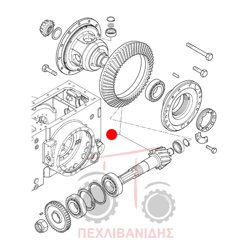 Πίσω κορώνα πηνίο Landini 10000-Legend Πίσω κορώνα πηνίο Landini 10000-Legend