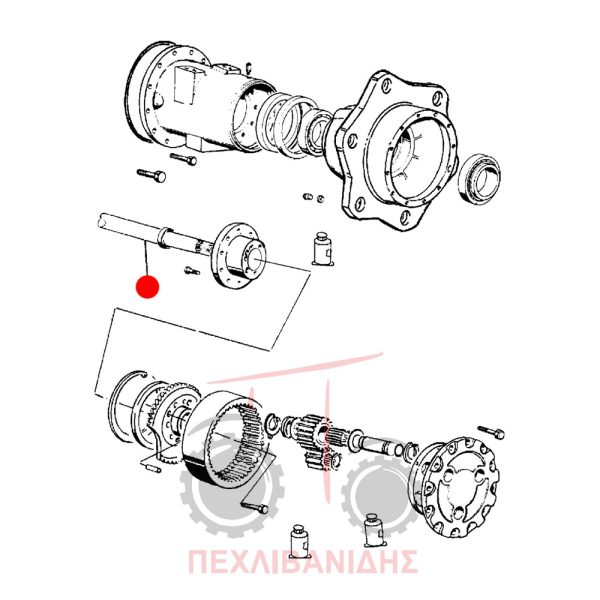 Πίσω ημιαξόνιο Landini Advantage-Frutteti-Rex