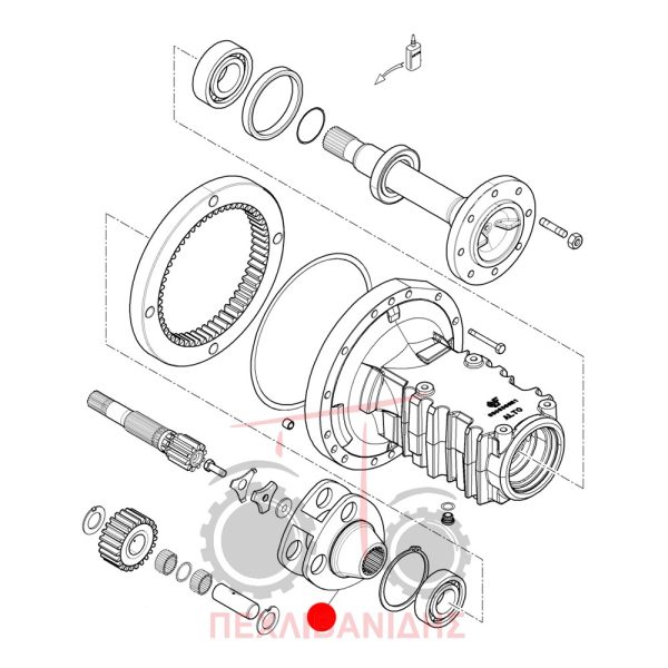 Πίσω βάση μειωτήρα Landini Legend 130