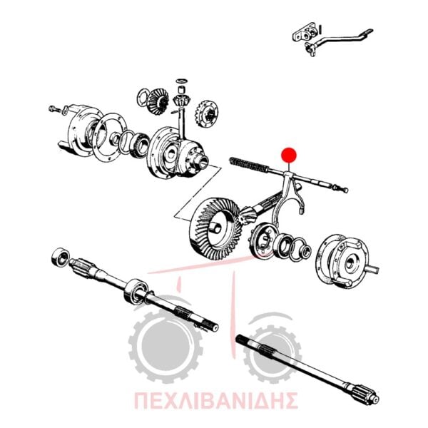 Φουρκέτα κομπλαδόρου Landini 8550
