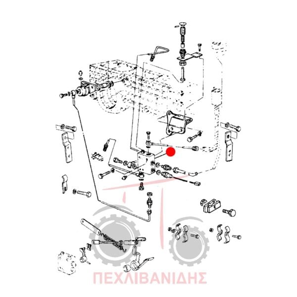 Διακλαδωτήρας φρένων Landini 6880-7880-8880-9880-Blizzard