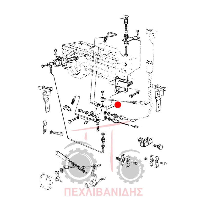 Διακλαδωτήρας φρένων Landini 6880-7880-8880-9880-Blizzard
