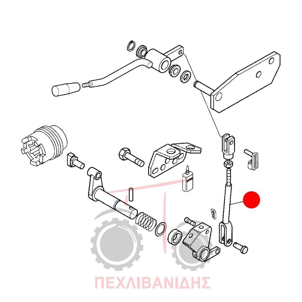 Ντίζα λεβιέ PTO Landini Advantage-Rex