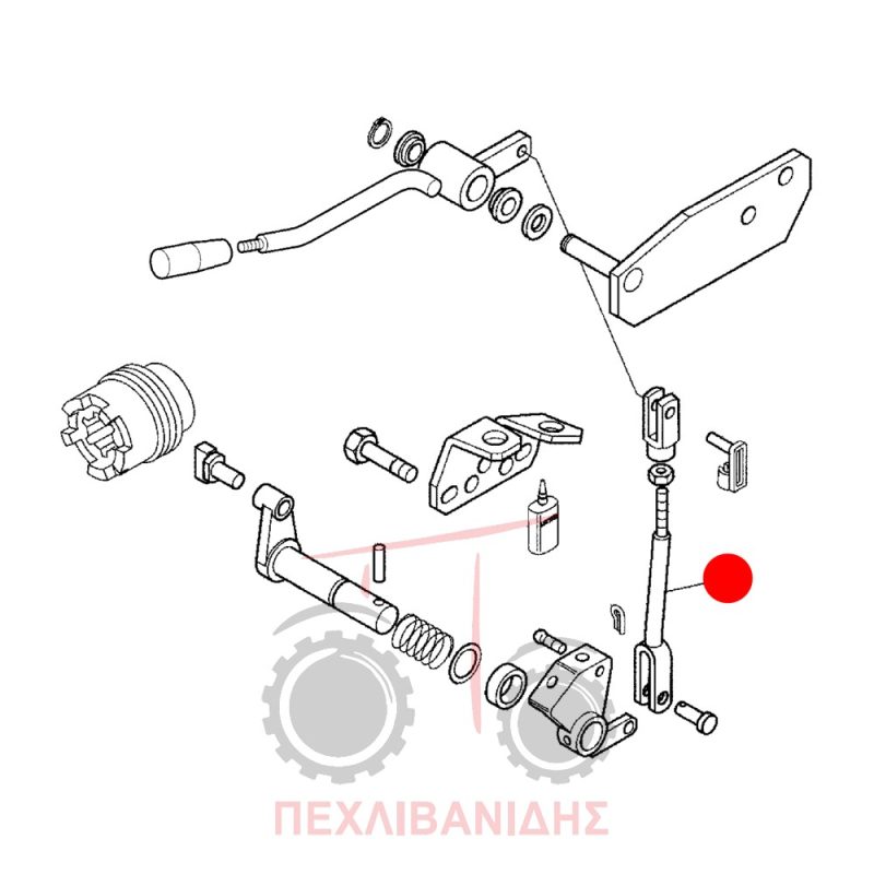 Ντίζα λεβιέ PTO Landini Advantage-Rex
