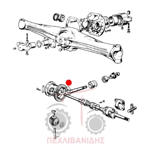 Μπροστά κορώνα πηνίο Landini 8500-8550