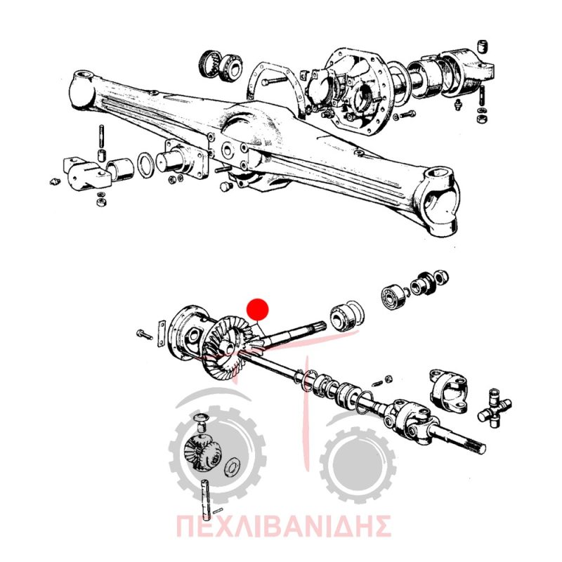 Μπροστά κορώνα πηνίο Landini 8500-8550 Μπροστά κορώνα πηνίο Landini 8500-8550