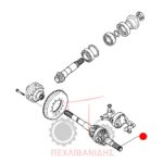 Μπροστά κοντό ημιαξόνιο Landini Advantage-Rex Μπροστά κοντό ημιαξόνιο Landini Advantage-Rex