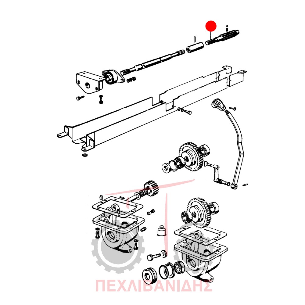Μπροστά άξονας κίνησης Landini 6830-8550-Frutteti