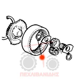 Mπροστινή ασφάλεια διαφορικού Massey Ferguson 154-354-394