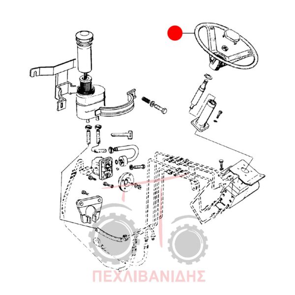 Βολάν τιμονιού Landini 5830-6040-6880-Blizzard-Frutteti