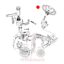 Βολάν τιμονιού Landini 5830-6040-6880-Blizzard-Frutteti