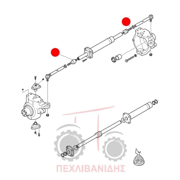 Σπαστό ακρόμπαρο Landini Legend-Powermaster-Powermax