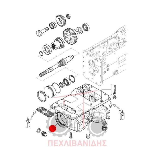 Κουτί κίνησης διαφορικού Landini Powerfarm-Rex-Vision