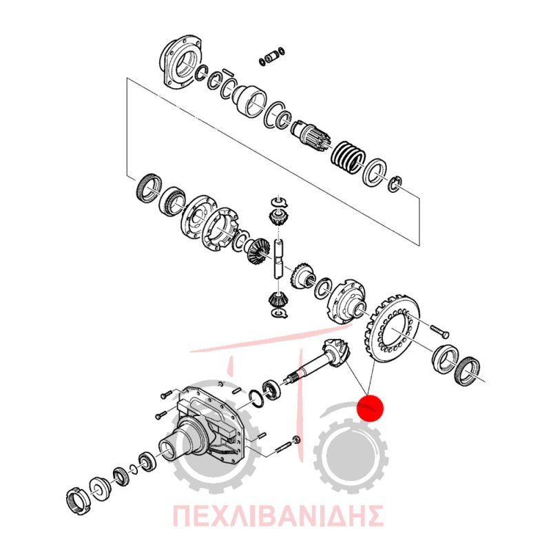 Μπροστά κορώνα πηνίο Landini Advantage-Rex Μπροστά κορώνα πηνίο Landini Advantage-Rex