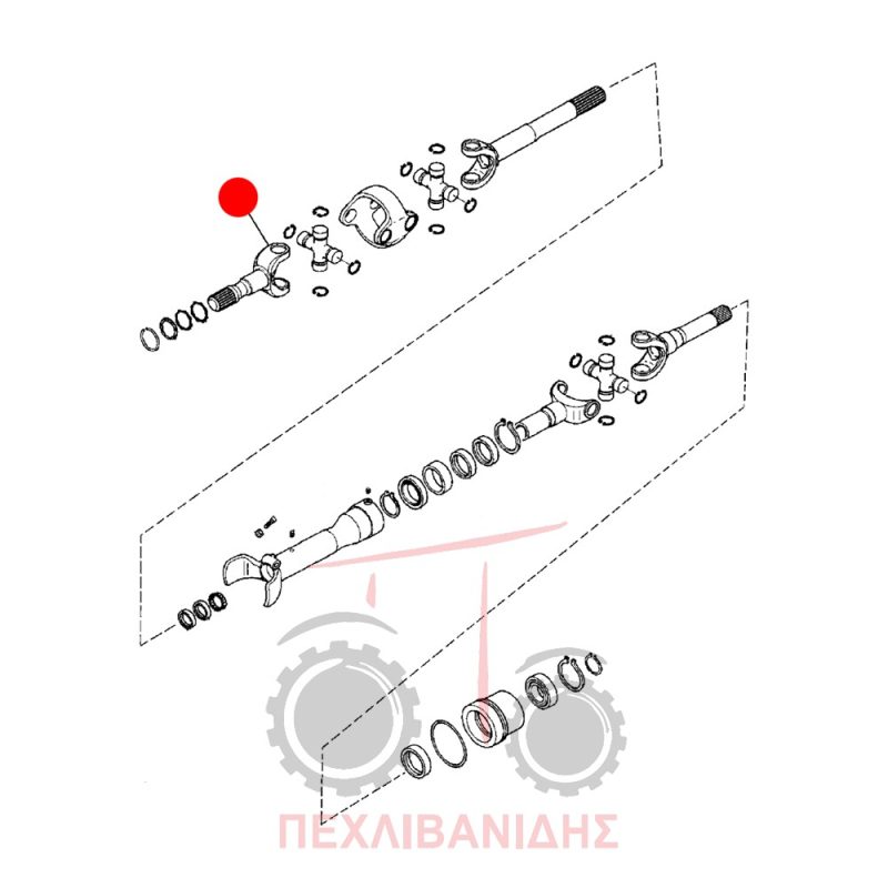 Μπροστά ημιαξόνιο Landini Legend 160-165