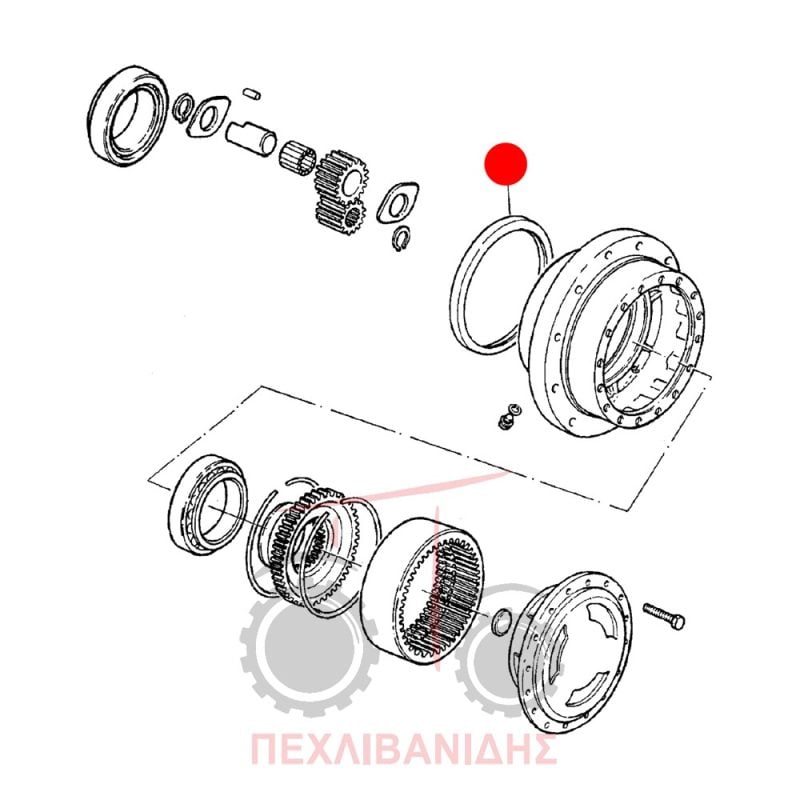 Τσιμούχα μπροστά μειωτήρα Landini Advantage-Legend-Rex