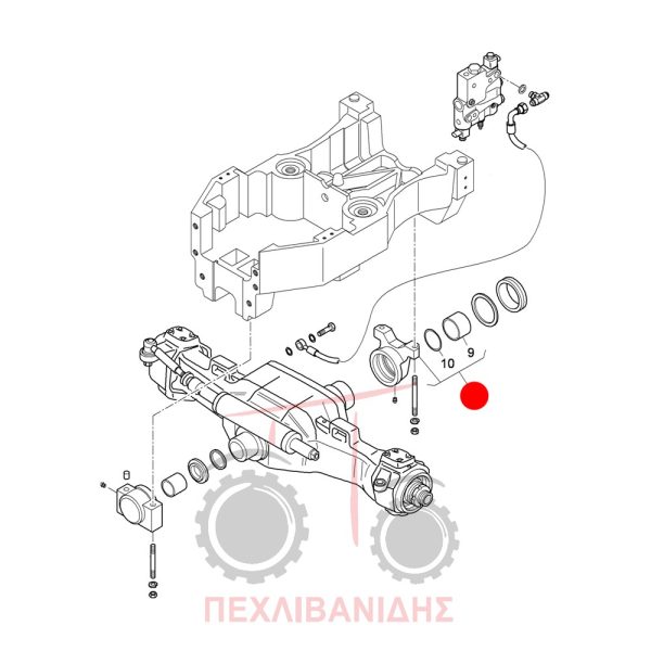 Καβαλέτο μπροστά διαφορικού Landini Advantage-Fruteti-Vigneti
