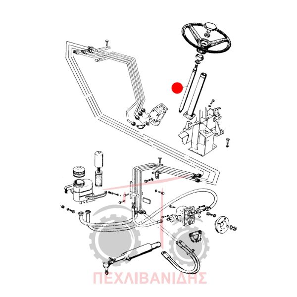Κολώνα τιμονιού Landini 5830-8830