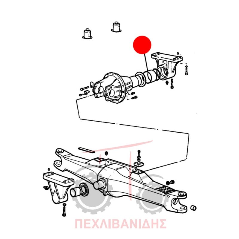 Δαχτυλίδι μπροστά διαφορικού Landini 12500-14500