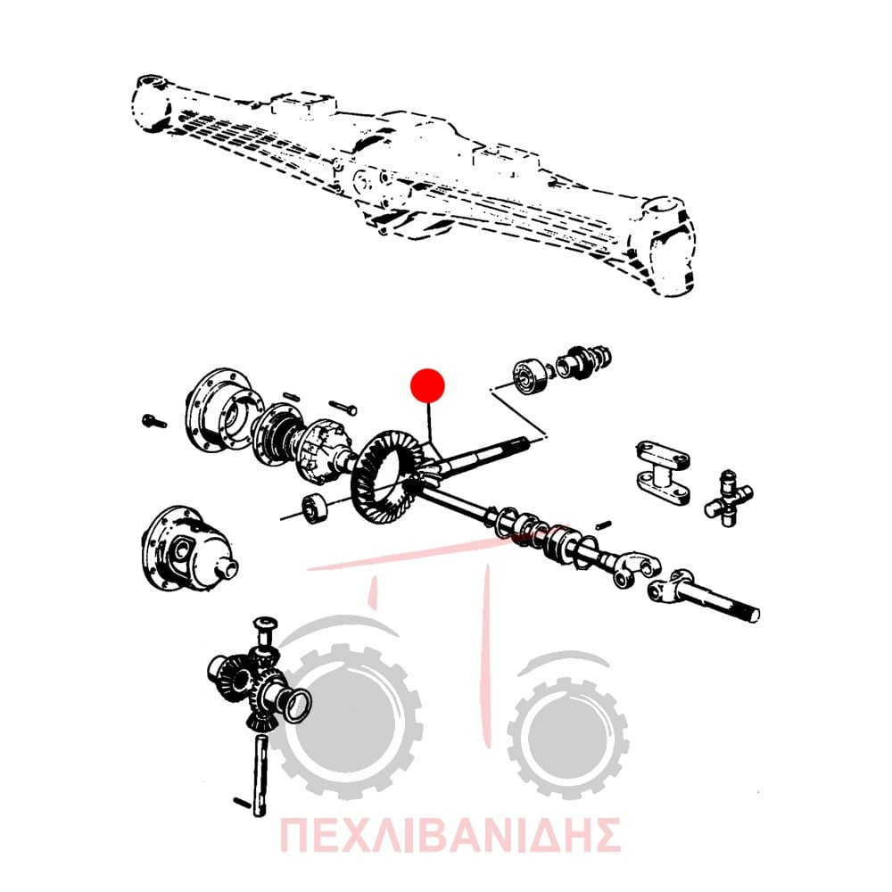 Μπροστά κορώνα πηνίο Landini 10000-13000