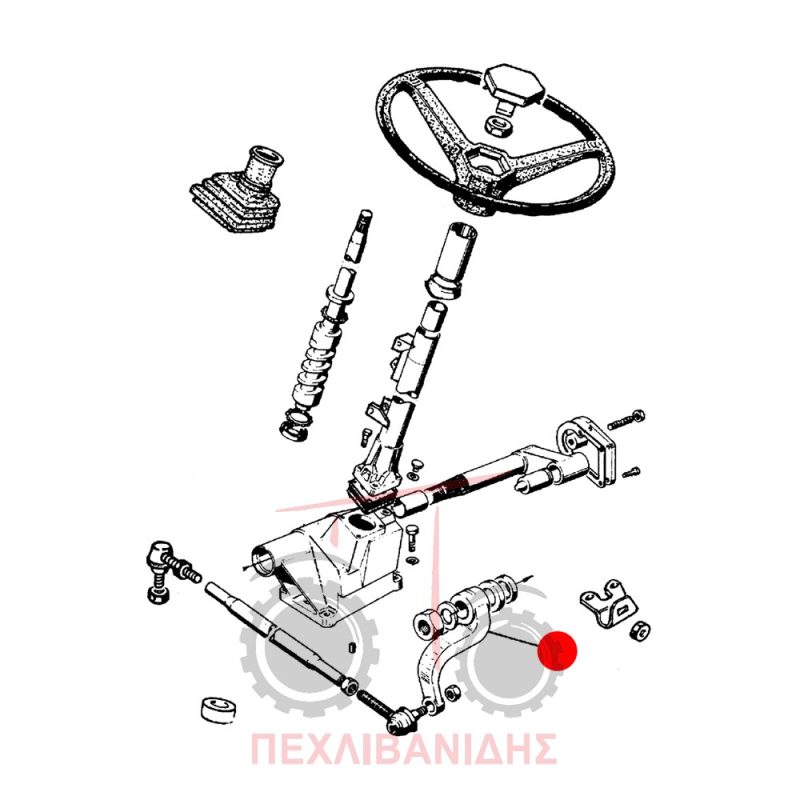 Αριστερό μπράτσο ατέρμονα Landini 5500-8500-8860