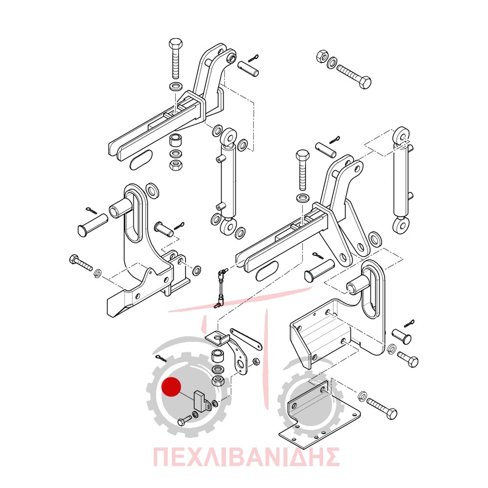 Αισθητήρας ύψους ανάρτησης καμπίνας Landini Powermax