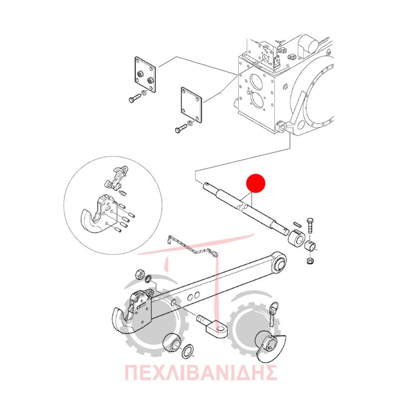 Άξονας υδραυλικού Landini Legend 105-185