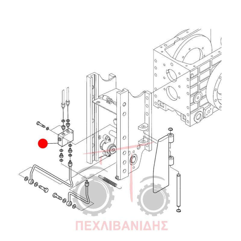 Βαλβίδα ρύθμισης κόντρας λάμας Landini Vigneti Βαλβίδα ρύθμισης κόντρας λάμας Landini Vigneti