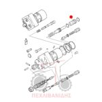 Χιτώνιο βαλβίδας υδραυλικού χειριστηρίου Landini Mythos-Rex-Vision Χιτώνιο βαλβίδας υδραυλικού χειριστηρίου Landini Mythos-Rex-Vision