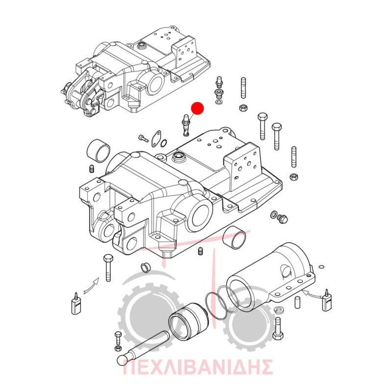 Βαλβίδα ανακούφισης καπάκι υδραυλικού Landini Advantage-Rex-Vigneti