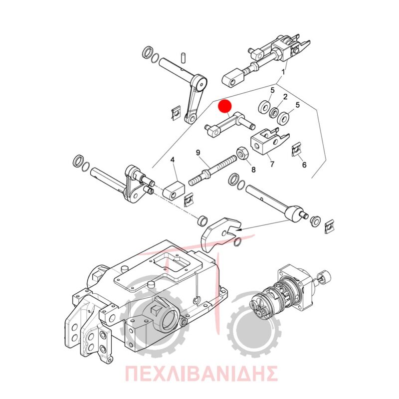 Άξονας ανταπόκρισης υδραυλικού Landini Rex-Vision