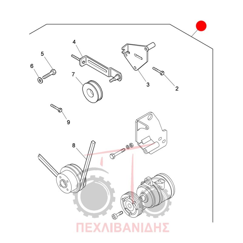 Βάση aircondition Landini Rex-Vision