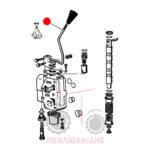 Μοχλός φέτας Landini 12500-14500 Μοχλός φέτας Landini 12500-14500