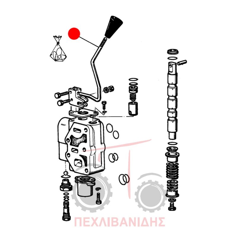 Μοχλός φέτας Landini 12500-14500