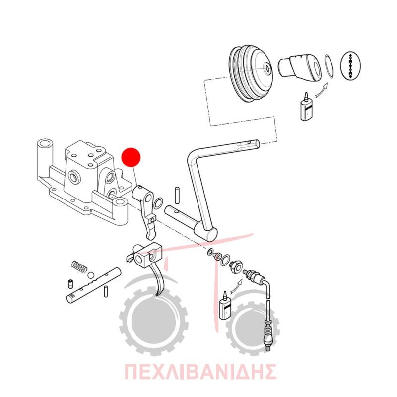 Λεβιές όπισθεν σασμάν Landini 6450-Mistral Λεβιές όπισθεν σασμάν Landini 6450-Mistral