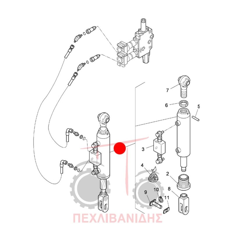 Μπράτσο υδραυλικού Landini Landpower-Legend Μπράτσο υδραυλικού Landini Landpower-Legend