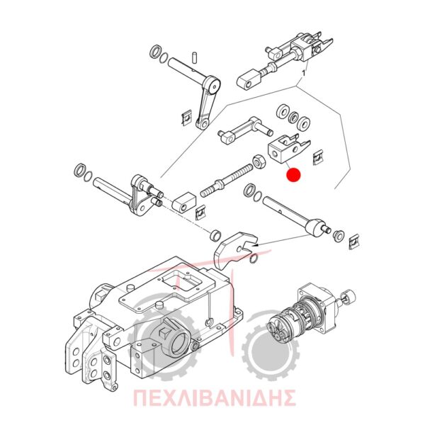 Δίχαλο ανταπόκρισης υδραυλικού Landini Rex-Vision